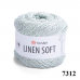 Linen soft Yarnart (Линен софт Ярнарт), 30% лён, 36% вискоза, 34% хлопок