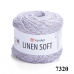 Linen soft Yarnart (Линен софт Ярнарт), 30% лён, 36% вискоза, 34% хлопок